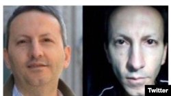  عکس‌های احمدرضا جلالی، پژوهشگر دوتابعیتی زندانی در ایران، پیش (چپ) و پس از زندانی شدن 