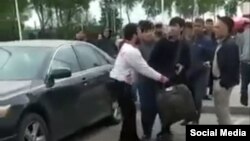 Видео, предположительно, было снято у душанбинского аэропорта