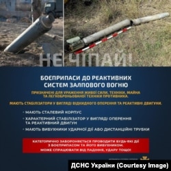 Остатки боеприпасов РСЗО