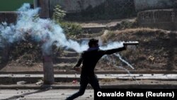 Protest u Managvi, fotoarhiv