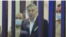 მიხეილ სააკაშვილი სასამართლო პროცესზე. 8 აპრილი, 2022 წელი
