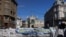 نمایی از سنگربندی در بندر اودسا اوکراین