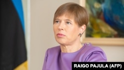 Former Estonian President Kersti Kaljulaid: "We failed. We badly failed. This is obvious. Otherwise, there wouldn't be a war in Europe." (file photo)