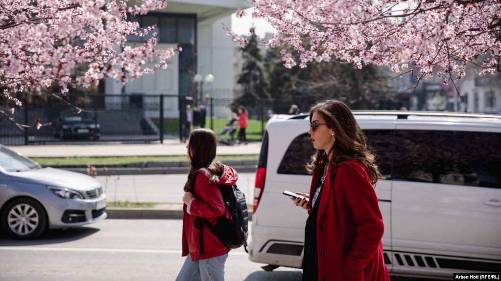 Një tjetër pamje në rrugët e Prishtinës, më 5 prill 2022.