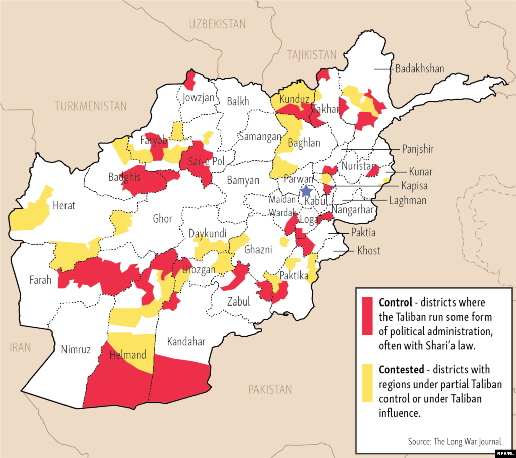 How The Taliban Has Gained Ground Since 2009