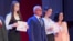 Diplomele au fost înmânate elevilor de pretinsul vice-premier Vitalii Neagu (în centru), general de miliție, așteptat să candideze la șefia regiunii transnistrene, alături de așa zisă ministră a Educației, Svetlana Ivanișina. 