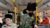 Казаки патрулируют общественный транспорт в Волгограде