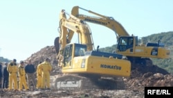 Početak gradnje autoputa Bar - Boljare, oktobar 2009., foto: Savo Prelević