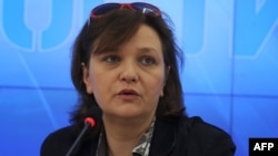 The head of Transparency International Russia Yelena Panfilova