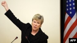 Undersecretary for Arms Control and International Security Rose Gottemoeller says Russia is in violation of the Intermediate-Range Nuclear Forces (INF) Treaty and the Treaty on Conventional Armed Forces in Europe (CFE).