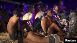 Migranți africani, imagine generică.