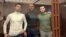  Kemal Tambiyev (left), Abubakar Rizvanov (center), and Abdulmumin Gadzhiyev in the courtroom (file photo)