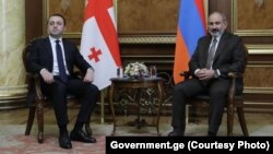 Ираклий Гарибашвили и Никол Пашинян
