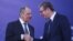 Ministar spoljnih poslova Rusije Lavrov i predsednik Srbije Aleksandar Vučić u Beogradu u oktobru 2021.