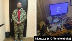 Затримання підозрюваного в неправдивому мінуванні в Сімферополі, 14 жовтня 2021 року