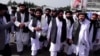 Leaders of the Taliban walk the street of Kabul soon after the takeover of Kabul last August.