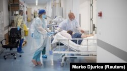 Detalj iz COVID bolnice u Beogradu (arhivska fotografija)