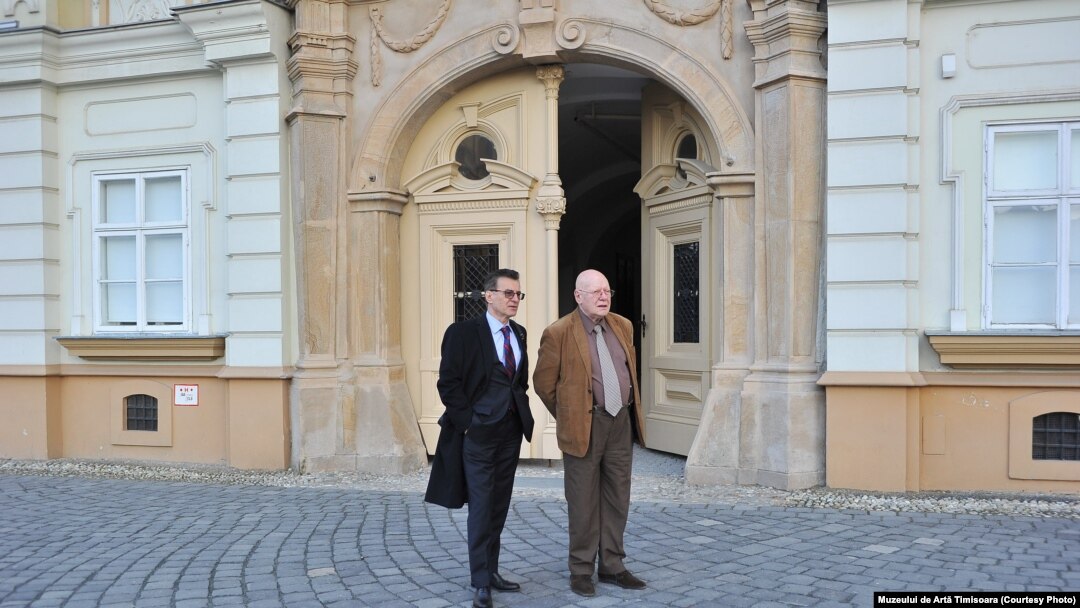 Victor Neumann, alături de academicianul Răzvan Teodorescu