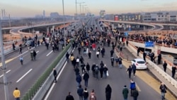Roads Blocked In Protest Against New Serbian Laws Decried By Environmentalists