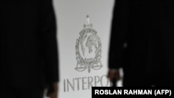 Логотип Интерпола. Иллюстративное фото