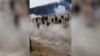 Tear Gas Used On Iranian Farmers Protesting Water Crisis video grab 1