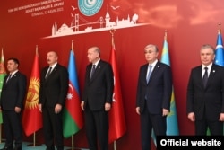 Руководители Совета сотрудничества тюркоязычных государств. Стамбул, 12 ноября 2021 года
