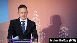 Péter Szijjártó, ministrul Afacerilor Externe din Ungaria.