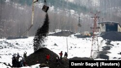 Видобуток вугілля в Боснії, фото ілюстративне