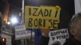 Serbia - Belgrade - Protest against amendments to the referendum and expropriation law 