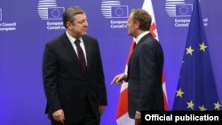 Двухдневный визит премьер-министра Грузии в Брюссель начался со встречи с президентом Европейского совета Дональдом Туском