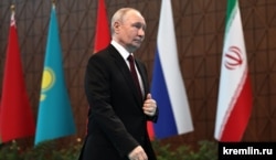 Президент Росії Володимир Путін під час саміту Євразійського економічного союзу, Астана, Казахстан. 29 травня 2026 року