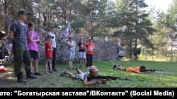 Военная подготовка в лагере "Богатырская застава"