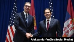 Predsednik Srbije Aleksandar Vučić sastao se 23. septembra u Njujorku sa državnim sekretarom SAD Markom Rubiom.