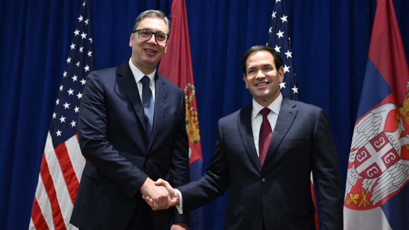 Vučić in Rubio razpravljala o poglabljanju sodelovanja med ZDA in Srbijo ter dialogu Kosovo-Srbija
