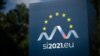 Skup na Brdu kod Kranja biće održan dok Slovenija predsedava Evropskom unijom (na fotografiji logo slovenačkog predsedavanja)