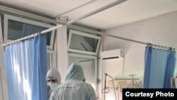 COVID odjeljenje u Općoj bolnici "Abdulah Nakaš" u Sarajevu, 6. oktobar 2021.