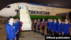 13 апреля 2019 года в авиапарк Национальной авиакомпании «Узбекистон Хаво Йуллари» был доставлен четвертый самолет Boeing 787-8 Dreamliner. Фото с сайта Uzbekistan Airways.