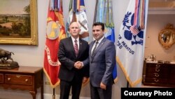 Средба на премиерот Зоран Заев со потпретседателот на САД, Мајк Пенс во Вашингтон 20.09.2018