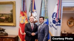 Pens i Zaev prilikom susreta u Vašingtonu 20. septembra