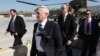 U.S. Secretary of Defense James Mattis (center) arrives in the Iraqi capital, Baghdad.