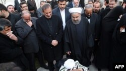 Eýranyň öňki prezident Akbar Haşemi Rafsanjaniniň hatyrasyna matam çäresi, Tähran, 9-njy ýanwar, 2017