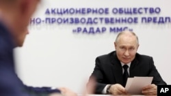 Vladimir Putin a vorbit într-o declarația televizată pe 19 februarie, în timpul unei vizite la o fabrică de drone, „Radar”, din St. Petersburg