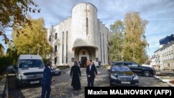 Будівля Білоруського екзархату Російської православної церкви (РПЦ) в Мінську, 15 жовтня 2018 року