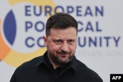 Президент України Володимир Зеленський на 8-му саміті Європейської політичної спільноти (EPC) в Єревані, 4 травня 2026 року