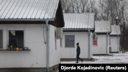 Србија-камп за мигранти и бегалци Крњача,16.01.2018 