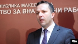 Министерот за внатрешни работи Оливер Спасовски.