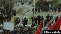 Protesta e Lëvizjes "Vetëvendosje", Prishtinë 10 shkurt 2007