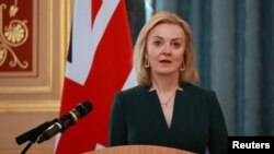 British Foreign Secretary Liz Truss is hosting the meeting in Liverpool with her G7 counterparts. (file photo)