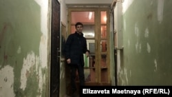 Lieutenant Pavel Petrakov in a hostel for military personnel