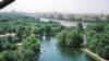 An aerial view of Gorky Park in 1979. For decades, the 300-acre park has provided Muscovites with a swath of tranquil greenery in the heart of the Russian capital.&nbsp;